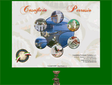 Tablet Screenshot of caseificioperrusio.com